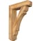 Ekena Millwork Olympic Craftsman Rough Sawn Bracket w/ Offset Brace, Western Red Cedar, 8"W x 32"D x 44"H BKT0806X32X44OLY04RWR - alternate 1
